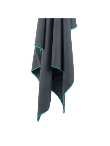 Kelioninis rankšluostis Lifeventure minkšto pluošto perdirbtas Pilkas XL