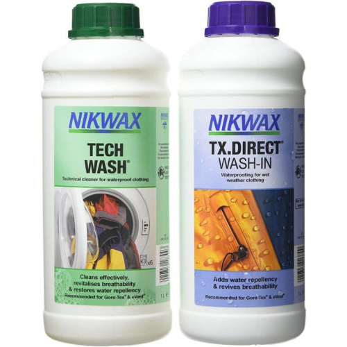 Rinkinys Nikwax TECH WASH 1l + TX.DIRECT 1l