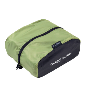 Kelioninis rinkinys Cocoon Travel Set Ultralight - 5 dalių (Spalva: Žalia)