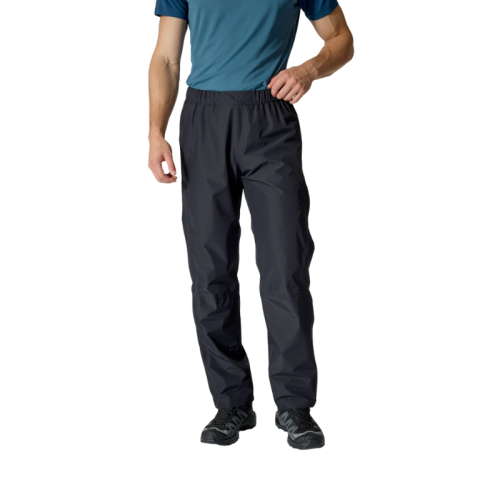 Vyriškos lietaus Rab Downpour kelnės su įprastu (regular) ilgu kojų dydžiu.