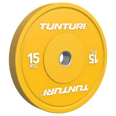 Svarmenys TUNTURI Platinum Bumper Plate Colour (5–25 kg) (Svoris: 15 kg)