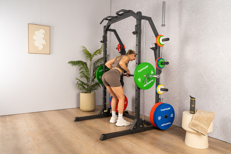 Svarmenų rinkinys TUNTURI Platinum Bumper Plate Colour, 60 kg