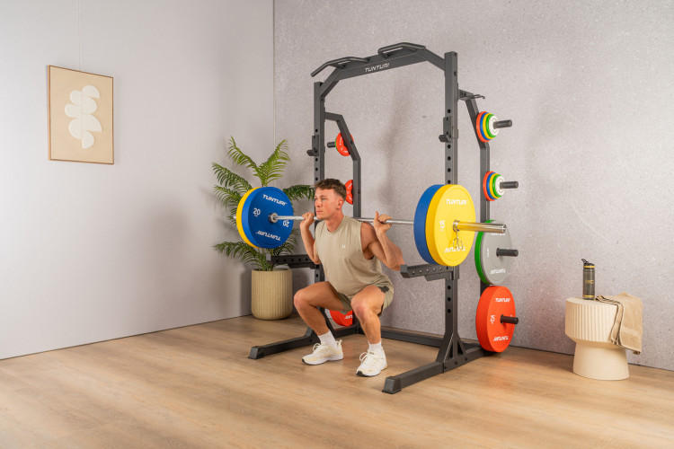 Svarmenų rinkinys TUNTURI Platinum Bumper Plate Colour, 90 kg