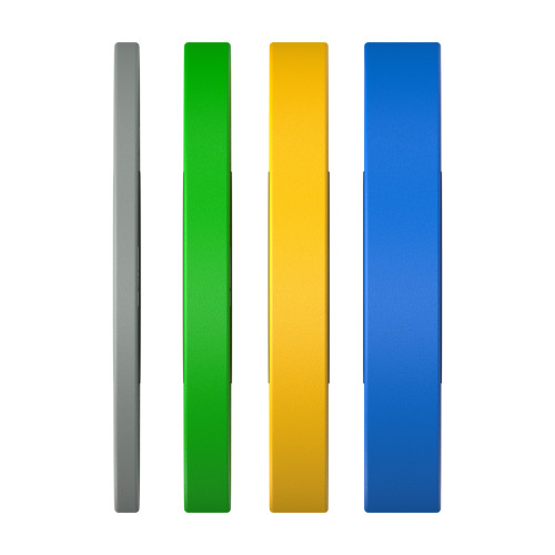 Svarmenų rinkinys TUNTURI Platinum Bumper Plate Colour, 120 kg