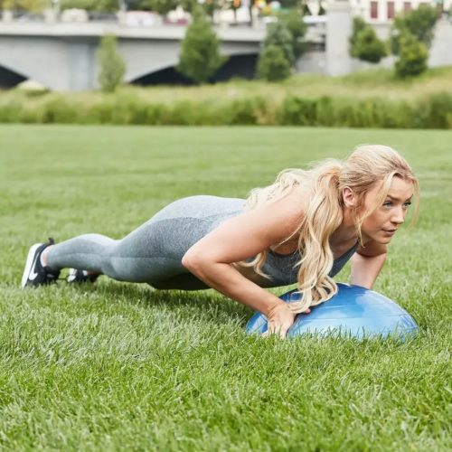 Pusiausvyros platforma / balansinis kamuolys BOSU® Sport Balance Trainer 50 cm (mėlyna + juoda)