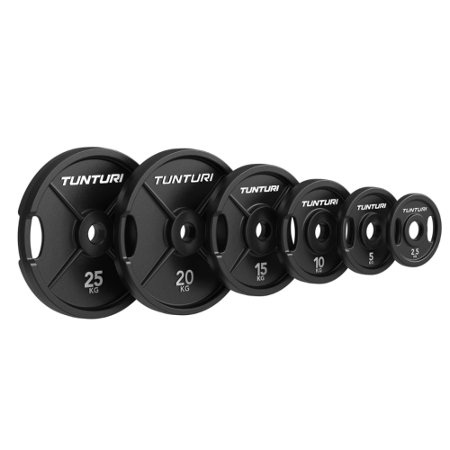 Olimpiniai ketaus svarmenys TUNTURI Platinum 2,5–25 kg
