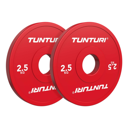 Olimpiniai svarmenys TUNTURI Platinum Fractional Plates 0,5–2,5 kg