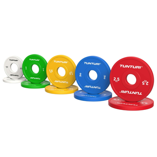 Olimpinių svarmenų rinkinys TUNTURI Platinum Fractional Plate Set 15 kg