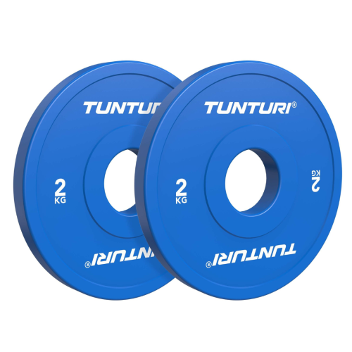 Olimpinių svarmenų rinkinys TUNTURI Platinum Fractional Plate Set 15 kg