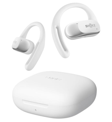Shokz Open Fit Air Kaulų laidumo ausinės, Baltas