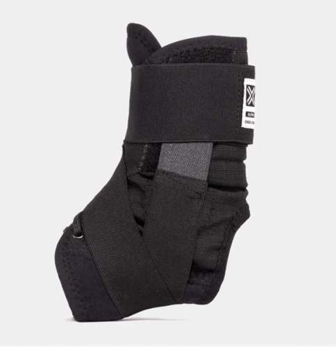 FUSE ALPHA CLASSIC vaikiškas kelio įtvaras, juodas/pilkas, XS/S