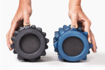 Masažinis volelis RumblerRoller 31" Full Size Xtra Firm Black Textured Foam Roller (juodas)