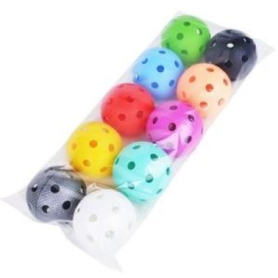 Tempish BULLET 10 set of floorball balls full color