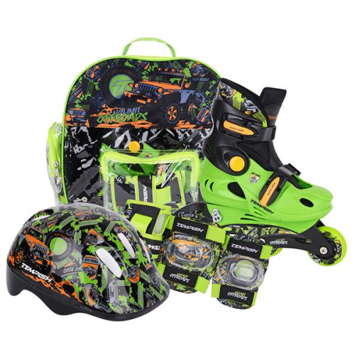 Tempish Racer Baby Riedučiai ir apsaugos komplektas, 26-29