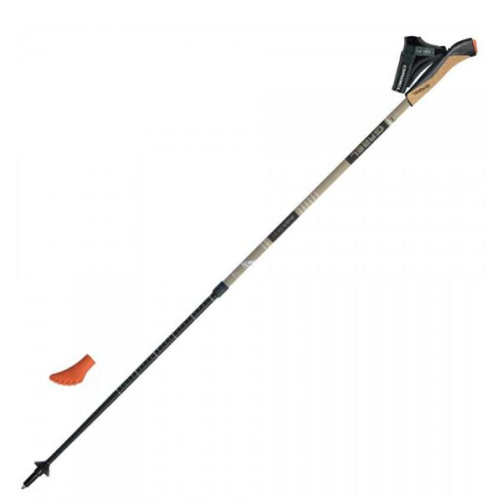 Gabel Stretch Lite Reguliuojamos šiaurietiškojo ėjimo lazdos, 75-130 cm, smėlio spalva