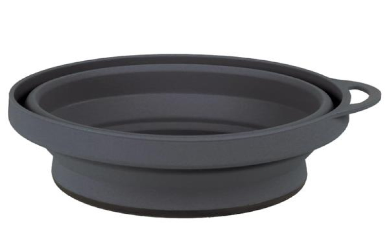 Lifeventure FlexiBowl Silikoninis elipsės formos dubuo, grafitinis