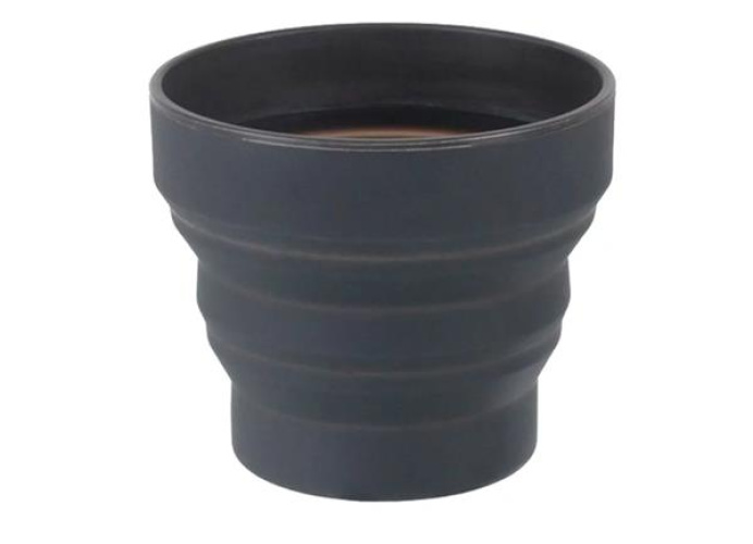 Lifeventure Flexi-Mug Silikoninis puodelis „Ellipse“, grafito spalvos