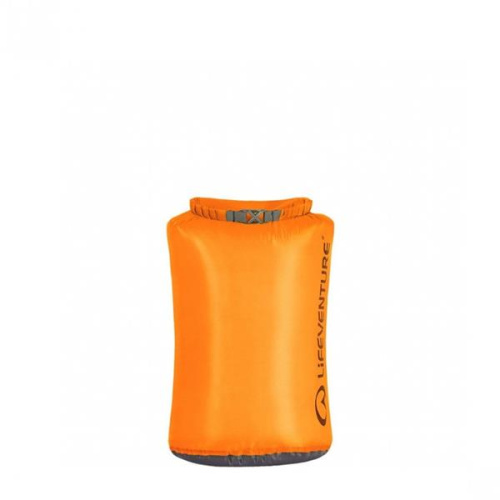 Lifeventure Ultralight Dry Bag Vandeniui atsparus maišelis, 15 litrai, oranžinis
