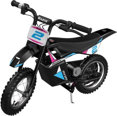 Razor Dirt Rocket MX125 visureigis motociklas, Juodas