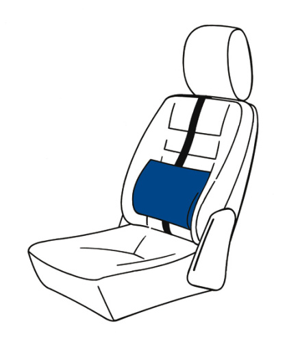 SISSEL® Tour juosmeninė pagalvėlė, juoda