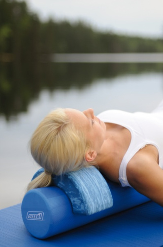 SISSEL® Pilates galvos atrama, marga mėlyna
