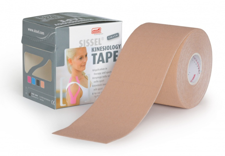 SISSEL® kineziologinis teipas, 5 cm x 5 m, kūno spalvos