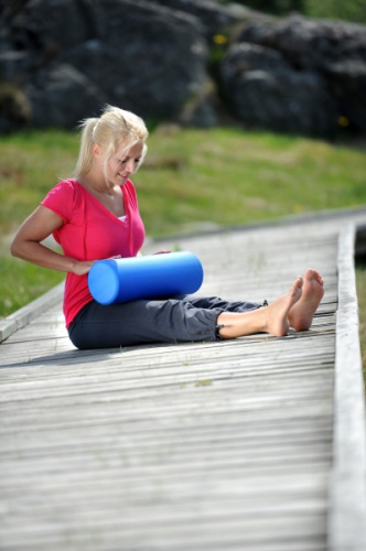 SISSEL® Massage Roller volas, 47 cm, mėlynas