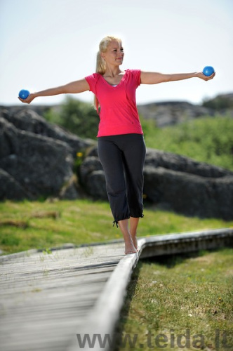 SISSEL® Pilates svoriniai kamuoliukai, 2 vnt., 900 g