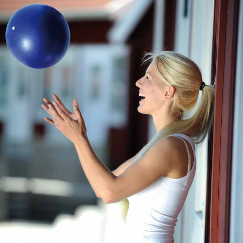 SISSEL® Pilates Soft kamuolys, 22 cm, mėlynas