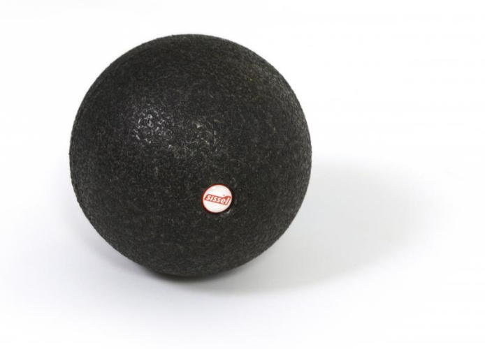 SISSEL® MYOFASCIA masažo kamuoliukas, 12 cm, juodos spalvos