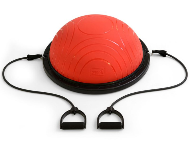 SISSEL® FIT-Dome Sport pusiausvyros treniruoklis, raudonas