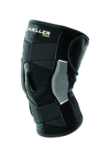 MUELLER® elastinis kelio įtvaras su šoniniais sutvirtinimais