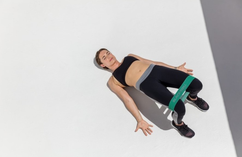 Blackroll® elastinio pasipriešinimo kilpa, juoda