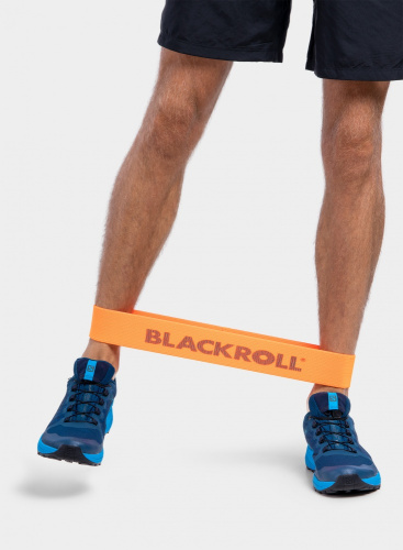 Blackroll® elastinio pasipriešinimo kilpa, juoda