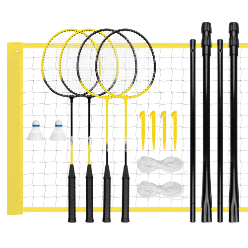 Badmintono rinkinys 4 žaidėjams 65KD Badminton Game Set