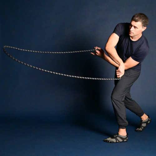 Jėgos virvė RMT Rope – WeckMethod (juoda)