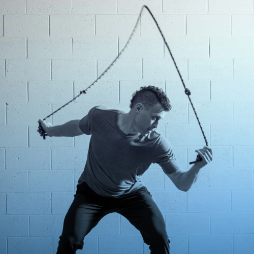 Jėgos virvė RMT Rope – WeckMethod (juoda)