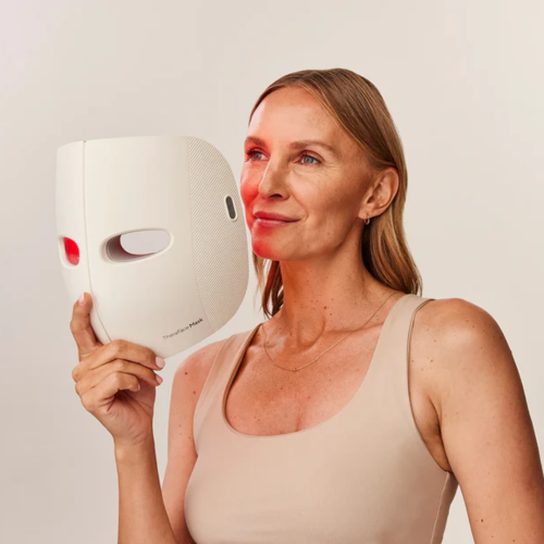 Infraraudonųjų spindulių LED veido kaukė TheraFace Mask