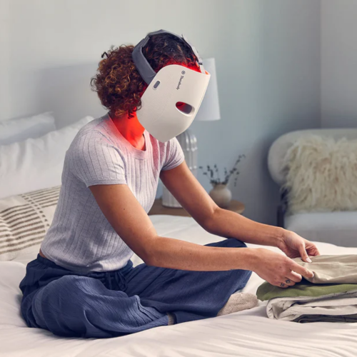 Infraraudonųjų spindulių LED veido kaukė TheraFace Mask