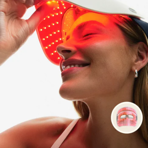 Infraraudonųjų spindulių LED veido kaukė TheraFace Mask Glo