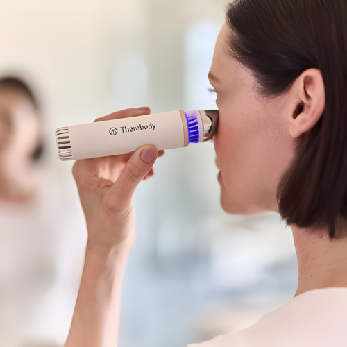 Veido priežiūros prietaisas TheraFace Depuffing Wand (baltas)