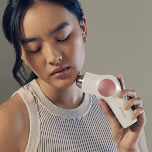 Šilumos ir šalčio terapijos žiedai TheraFace Hot and Cold Rings (balti / juodi)