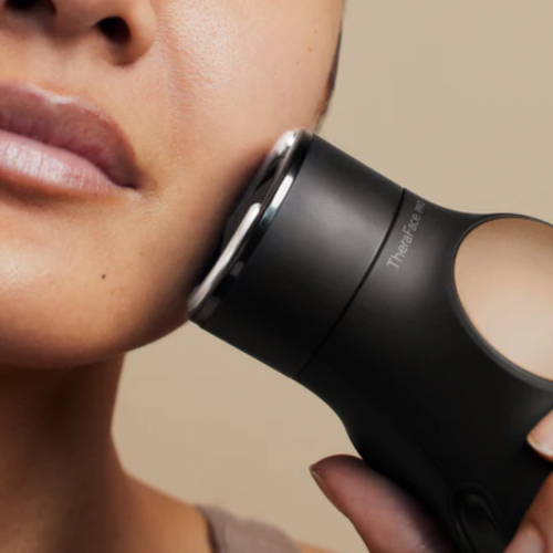 Šilumos ir šalčio terapijos žiedai TheraFace Hot and Cold Rings (balti / juodi)