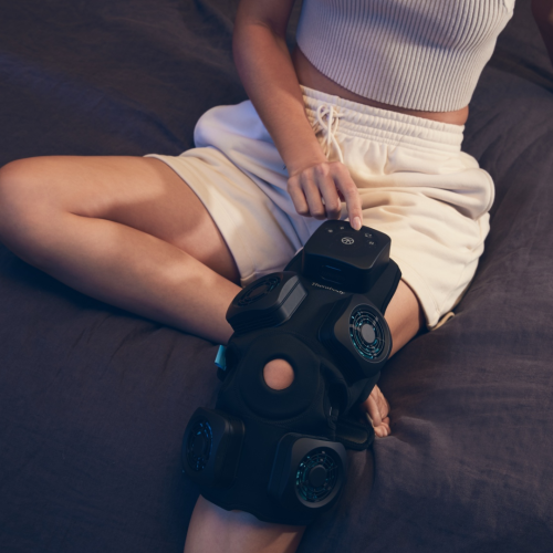 Atsistatymo įrenginys keliams Therabody Recoverytherm Hot and Cold Vibration Knee