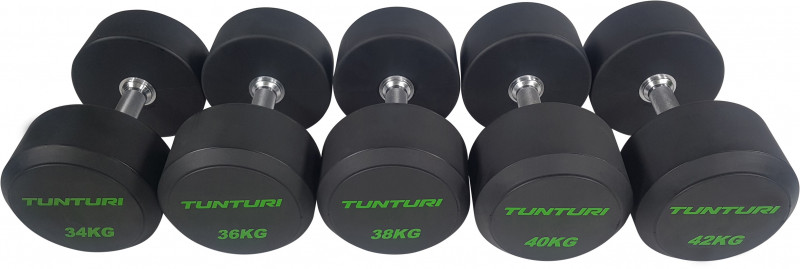 Hantelių komplektas TUNTURI PU 2-42 KG