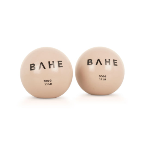 Pilates svoriniai kamuoliukai BAHE Toning Balls, 2 vnt. 0,5 kg / 1 kg