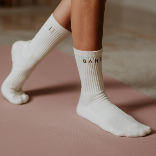 Sportinės kojinės BAHE Studio Grippy Crew Socks