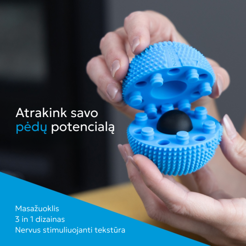 Masažinis kamuoliukas Naboso Neuro Ball Blue