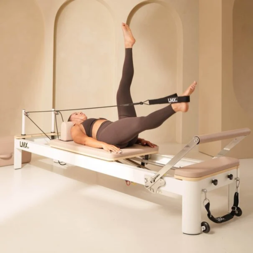 Pilates treniruoklis / reformeris LMX.® Harmony Pilates Reformer white / sand