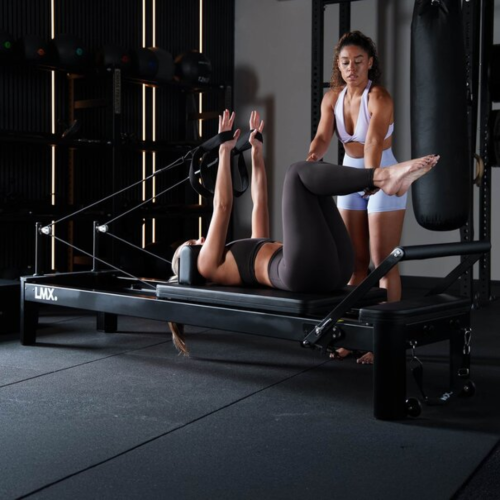 Pilates treniruoklis / reformeris LMX.® Harmony Pilates Reformer black / black